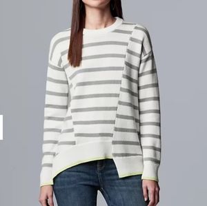 🆕Simply Vera Mixed Hem Sweater
